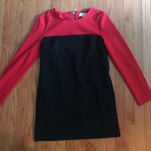 Michael Kors Red and Black Zip Dress